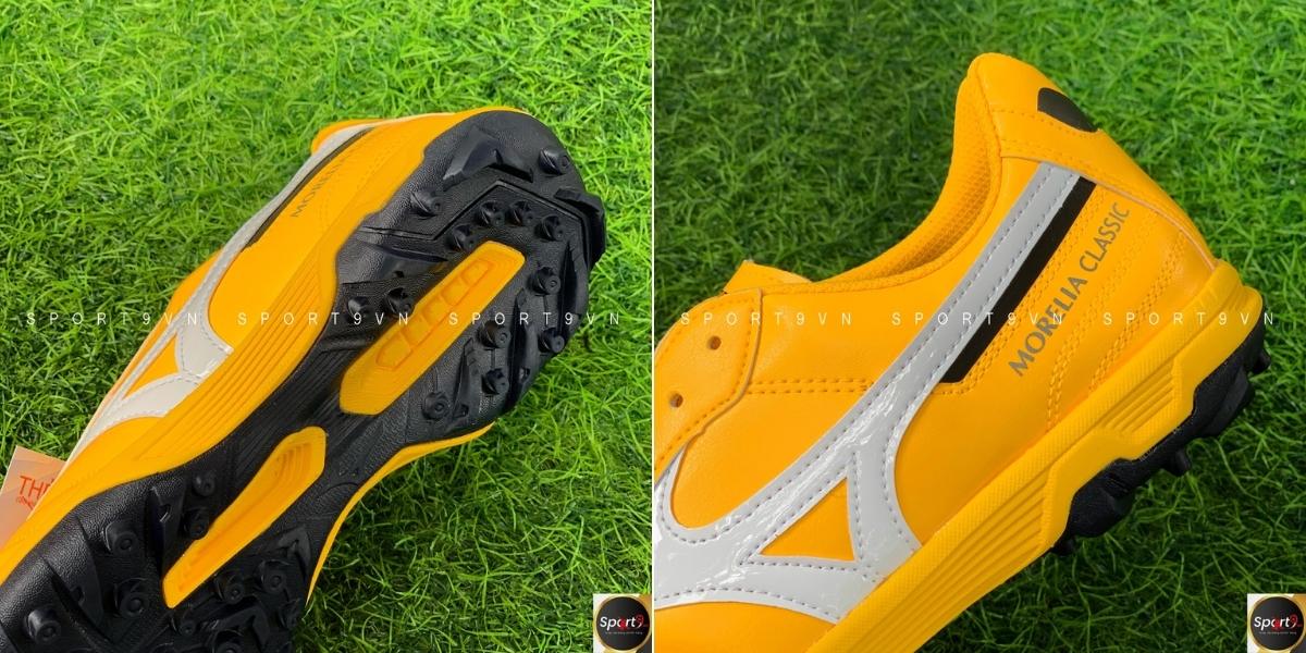 Mizuno Morelia Sala Classic TF - Q1GB220201 - Cam/Trắng/Đen